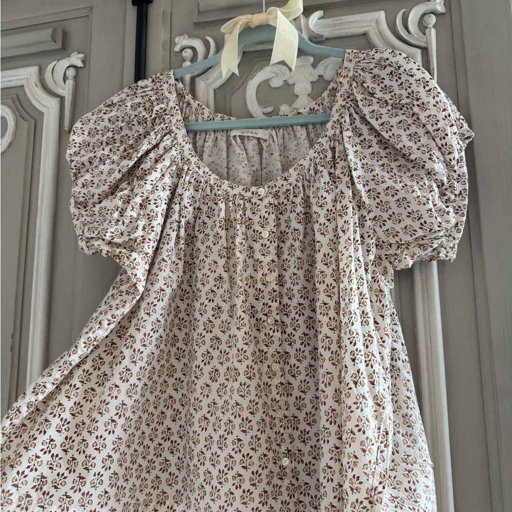 DOÉN “Joyce” 🌺🍃Elderberry Floral Blouse, Top, “Sold Out” Size M